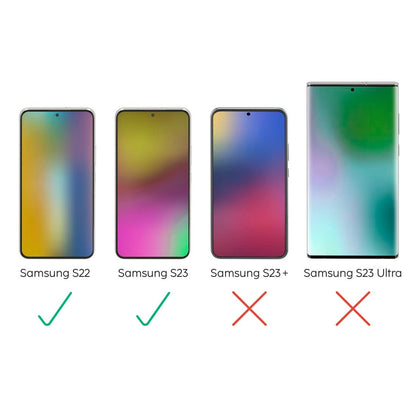 Hama Schutzglas für Samsung Galaxy S23, 3er Set, Kratzfest, Transparent - Image 6